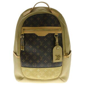 Louis Vuitton Spring Summer Monogram Backpack Brown Beige Tan Leather